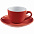 Чайная пара Cozy Morning, серая с красным с логотипом в Санкт-Петербурге заказать по выгодной цене в кибермаркете AvroraStore