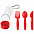 Набор "Pocket":ложка,вилка,нож в футляре с карабином с логотипом в Санкт-Петербурге заказать по выгодной цене в кибермаркете AvroraStore