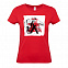 Футболка женская Carmen and Carwoman, красная с логотипом в Санкт-Петербурге заказать по выгодной цене в кибермаркете AvroraStore