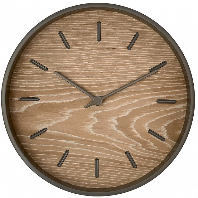 Часы настенные Nissa, беленый дуб с логотипом в Санкт-Петербурге заказать по выгодной цене в кибермаркете AvroraStore
