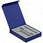Коробка Rapture для аккумулятора 10000 мАч и ручки, синяя с логотипом в Санкт-Петербурге заказать по выгодной цене в кибермаркете AvroraStore