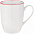 Кружка Simmy, белая с красным с логотипом в Санкт-Петербурге заказать по выгодной цене в кибермаркете AvroraStore