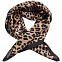 Платок Leopardo Silk, коричневый с логотипом в Санкт-Петербурге заказать по выгодной цене в кибермаркете AvroraStore