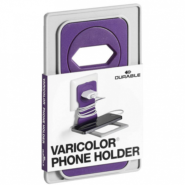 Держатель для зарядки телефона Varicolor Phone Holder, розовый с логотипом в Санкт-Петербурге заказать по выгодной цене в кибермаркете AvroraStore