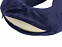 Подушка Basic из микрофибры с эффектом памяти U-shape, синий с логотипом в Санкт-Петербурге заказать по выгодной цене в кибермаркете AvroraStore