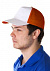 Бейсболка Unit Pro, белая с оранжевым с логотипом в Санкт-Петербурге заказать по выгодной цене в кибермаркете AvroraStore