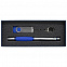 Коробка Notes с ложементом для ручки и флешки, синяя с логотипом в Санкт-Петербурге заказать по выгодной цене в кибермаркете AvroraStore