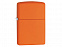 Зажигалка ZIPPO Classic с покрытием Orange Matte с логотипом в Санкт-Петербурге заказать по выгодной цене в кибермаркете AvroraStore