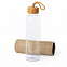 Бутылка для воды KASFOL, стекло, бамбук, 500 мл с логотипом в Санкт-Петербурге заказать по выгодной цене в кибермаркете AvroraStore