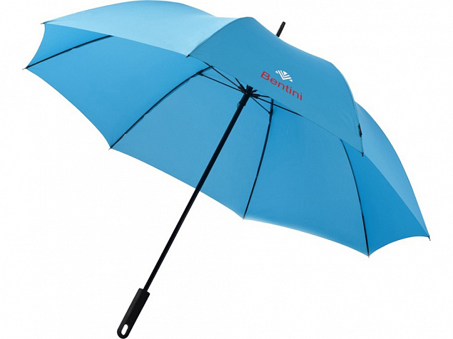 Зонт-трость Halo, механический 30, аква с логотипом в Санкт-Петербурге заказать по выгодной цене в кибермаркете AvroraStore