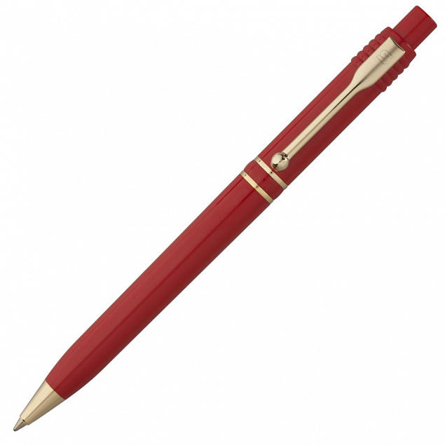 Ручка шариковая Raja Gold, красная с логотипом в Санкт-Петербурге заказать по выгодной цене в кибермаркете AvroraStore