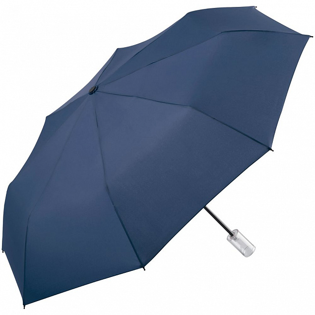Зонт складной Fillit, темно-синий с логотипом в Санкт-Петербурге заказать по выгодной цене в кибермаркете AvroraStore