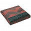 Плед Zig Zag, красный с коричневым с логотипом в Санкт-Петербурге заказать по выгодной цене в кибермаркете AvroraStore