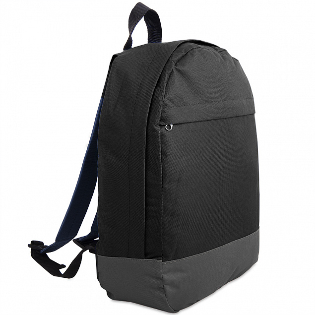 Рюкзак "URBAN",  черный/серый, 39х27х10 cм, полиэстер 600D с логотипом в Санкт-Петербурге заказать по выгодной цене в кибермаркете AvroraStore