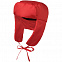 Шапка-ушанка Shelter, красная с логотипом в Санкт-Петербурге заказать по выгодной цене в кибермаркете AvroraStore