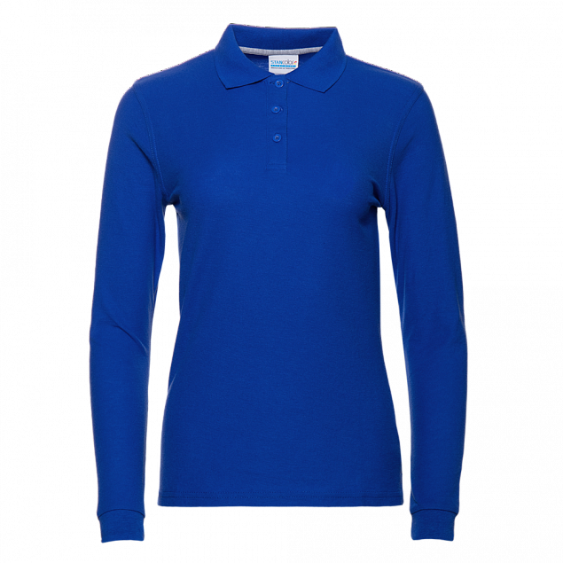 Рубашка поло Рубашка женская 04SW Синий с логотипом в Санкт-Петербурге заказать по выгодной цене в кибермаркете AvroraStore