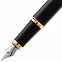 Ручка перьевая Parker IM Black GT с логотипом в Санкт-Петербурге заказать по выгодной цене в кибермаркете AvroraStore