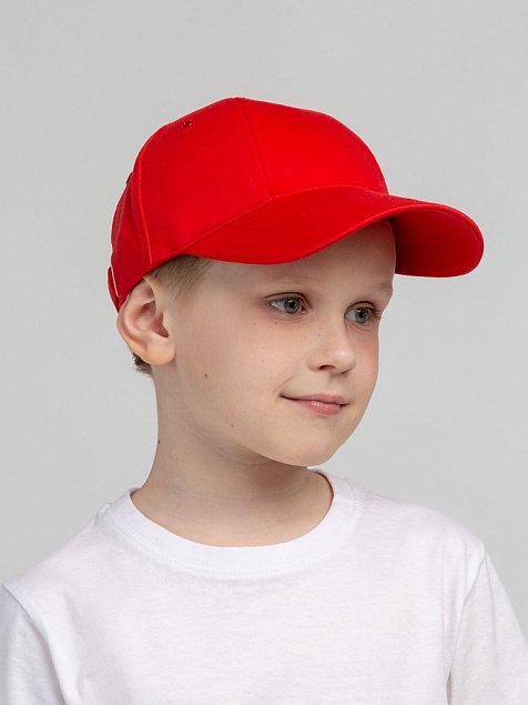 Бейсболка детская Capture Kids, красная с логотипом в Санкт-Петербурге заказать по выгодной цене в кибермаркете AvroraStore