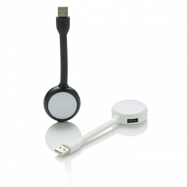 USB-хаб с лампой с логотипом в Санкт-Петербурге заказать по выгодной цене в кибермаркете AvroraStore