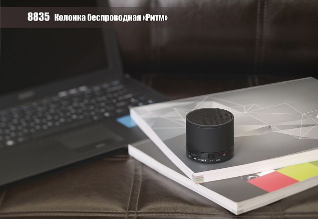 Колонка беспроводная "Ритм" с логотипом в Санкт-Петербурге заказать по выгодной цене в кибермаркете AvroraStore
