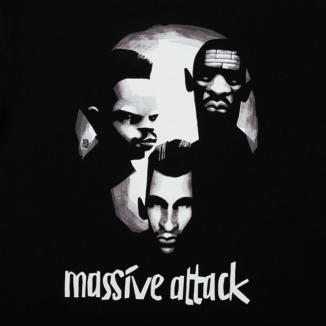 Футболка «Меламед. Massive Attack», черная с логотипом в Санкт-Петербурге заказать по выгодной цене в кибермаркете AvroraStore