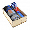 Подарочный набор Джей, (синий матовый) с логотипом в Санкт-Петербурге заказать по выгодной цене в кибермаркете AvroraStore