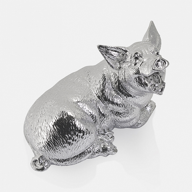 Статуэтка "Поросёнок", 8 х 8 см, серебро с логотипом в Санкт-Петербурге заказать по выгодной цене в кибермаркете AvroraStore