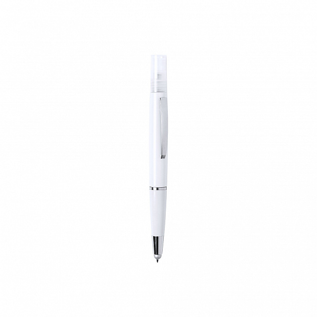 Ручка-спрей 3 мл из антибактериального пластика со стилусом с логотипом в Санкт-Петербурге заказать по выгодной цене в кибермаркете AvroraStore