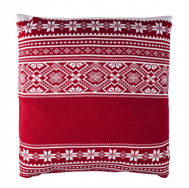 Подушка «Скандик», красная с логотипом в Санкт-Петербурге заказать по выгодной цене в кибермаркете AvroraStore