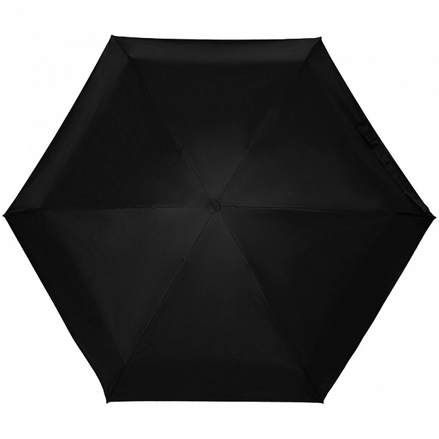 Зонт складной Color Action, в кейсе, черный с логотипом в Санкт-Петербурге заказать по выгодной цене в кибермаркете AvroraStore
