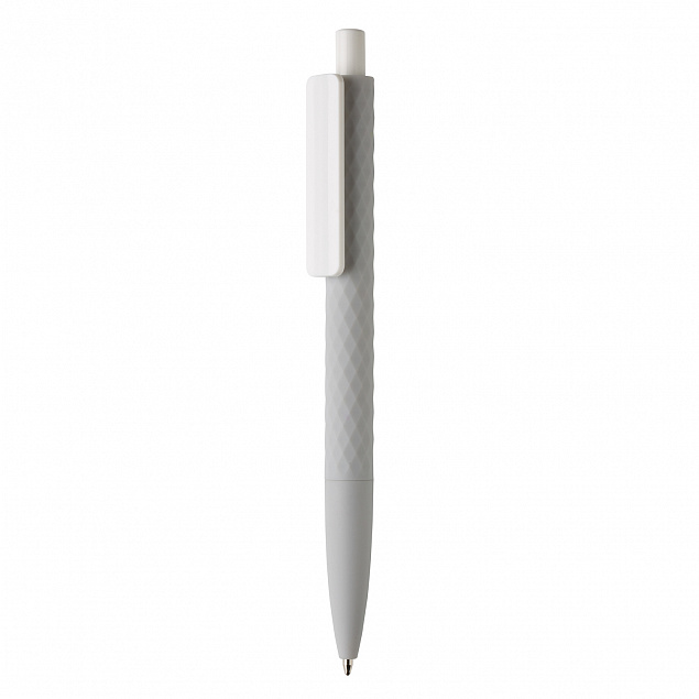Ручка X3 Smooth Touch, серый с логотипом в Санкт-Петербурге заказать по выгодной цене в кибермаркете AvroraStore