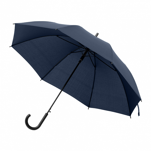 Зонт-трость, Bergwind, синий с логотипом в Санкт-Петербурге заказать по выгодной цене в кибермаркете AvroraStore