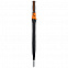 Зонт-трость Jenna, черный с оранжевым с логотипом в Санкт-Петербурге заказать по выгодной цене в кибермаркете AvroraStore