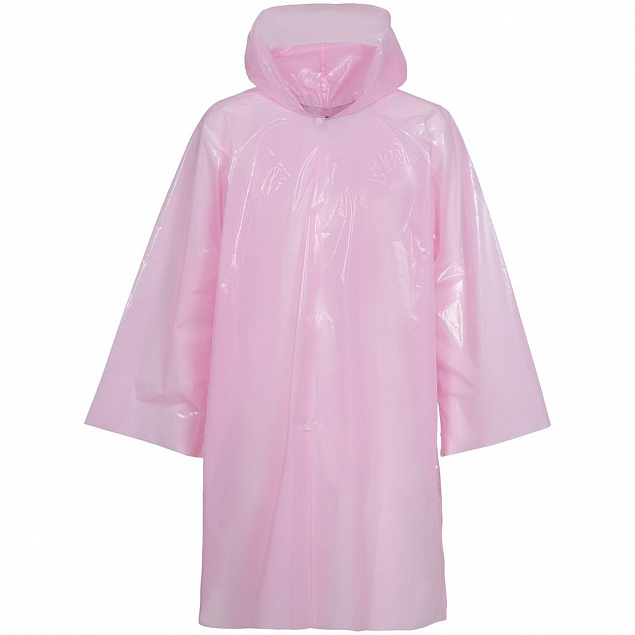 Дождевик-плащ CloudTime, розовый с логотипом в Санкт-Петербурге заказать по выгодной цене в кибермаркете AvroraStore