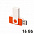 Флеш-карта TWISTA, 16Гб, оранжевый/белый с логотипом в Санкт-Петербурге заказать по выгодной цене в кибермаркете AvroraStore