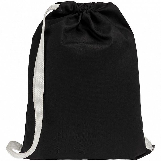 Рюкзак Nock, черный с белой стропой с логотипом в Санкт-Петербурге заказать по выгодной цене в кибермаркете AvroraStore