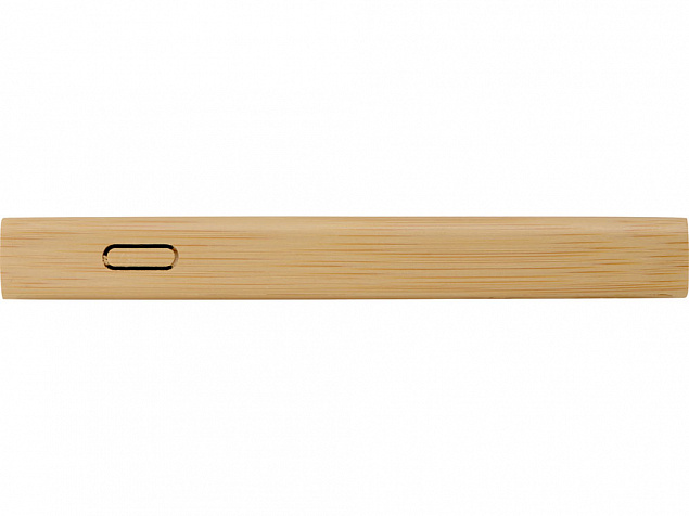 Внешний беспроводной аккумулятор из бамбука Bamboo Air, 10000 mAh с логотипом в Санкт-Петербурге заказать по выгодной цене в кибермаркете AvroraStore