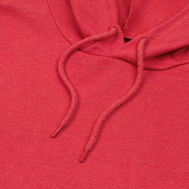 Толстовка с капюшоном унисекс Hoodie, красный меланж с логотипом в Санкт-Петербурге заказать по выгодной цене в кибермаркете AvroraStore