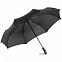 Зонт складной Stormmaster, черный с логотипом в Санкт-Петербурге заказать по выгодной цене в кибермаркете AvroraStore