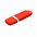 Флешка "Shape" с покрытием Софт Тач 16 Гб - Красный PP с логотипом в Санкт-Петербурге заказать по выгодной цене в кибермаркете AvroraStore