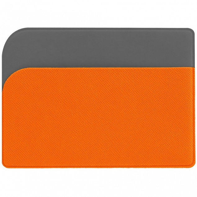 Чехол для карточек Dual, оранжевый с логотипом в Санкт-Петербурге заказать по выгодной цене в кибермаркете AvroraStore