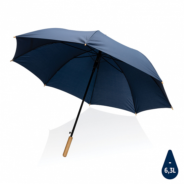 Плотный зонт Impact из RPET AWARE™ с автоматическим открыванием, 27" с логотипом в Санкт-Петербурге заказать по выгодной цене в кибермаркете AvroraStore