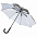 Зонт-трость Wind, серебристый с логотипом в Санкт-Петербурге заказать по выгодной цене в кибермаркете AvroraStore