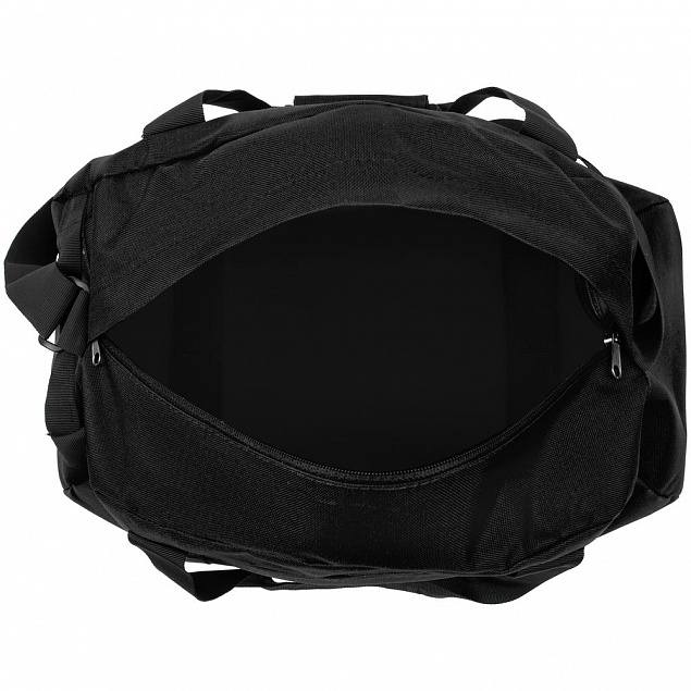 Спортивная сумка Portager, черная с логотипом в Санкт-Петербурге заказать по выгодной цене в кибермаркете AvroraStore