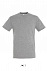 Фуфайка (футболка) REGENT мужская,Серый меланж 3XL с логотипом в Санкт-Петербурге заказать по выгодной цене в кибермаркете AvroraStore