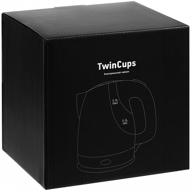 Электрический чайник TwinCups, белый с логотипом в Санкт-Петербурге заказать по выгодной цене в кибермаркете AvroraStore