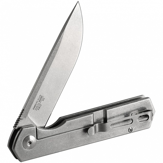Нож Firebird FH12-SS, серебристый с логотипом в Санкт-Петербурге заказать по выгодной цене в кибермаркете AvroraStore