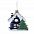 Ёлочная игрушка Домик (белый) с логотипом в Санкт-Петербурге заказать по выгодной цене в кибермаркете AvroraStore