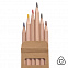 Набор цветных карандашей KINDERLINE small,6 цветов с логотипом в Санкт-Петербурге заказать по выгодной цене в кибермаркете AvroraStore