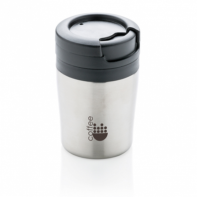 Термокружка Coffee-to-go, серебряный с логотипом в Санкт-Петербурге заказать по выгодной цене в кибермаркете AvroraStore